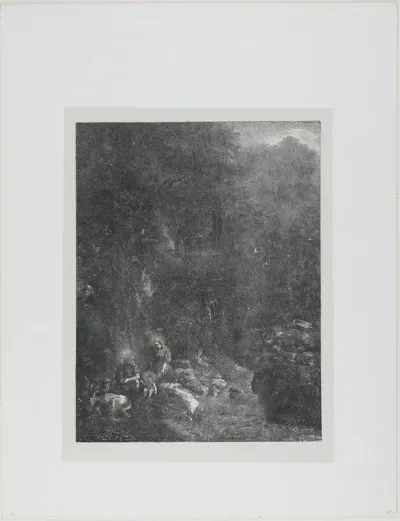 The Holy Family with Deer
