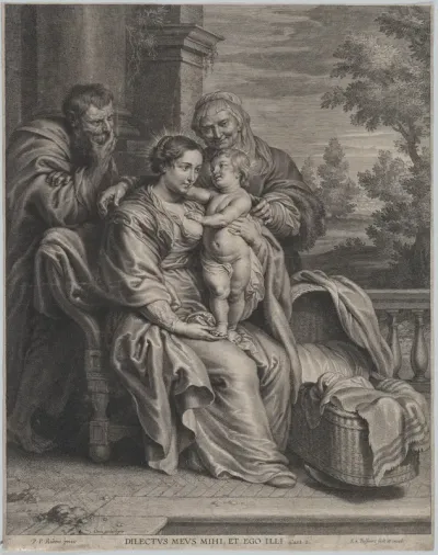The Holy Family with Saint Anne