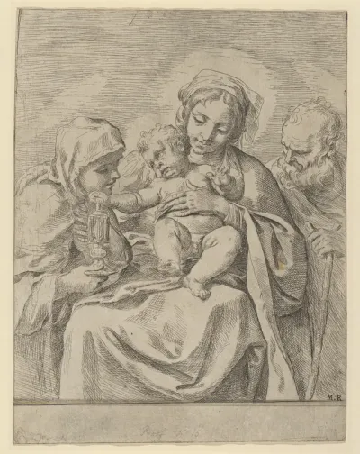 The Holy Family with Saint Clare