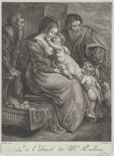 The Holy Family with Saint Elizabeth and Saint John the Baptist