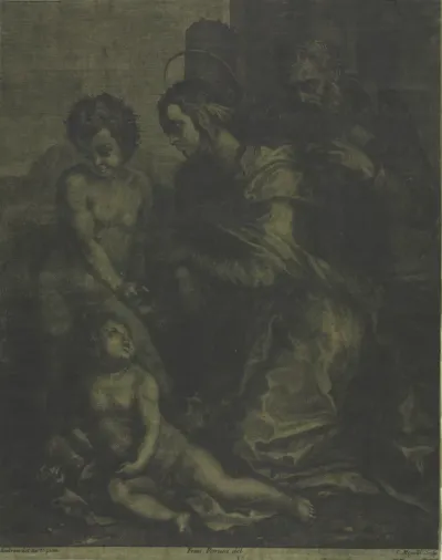 The Holy Family with Saint John