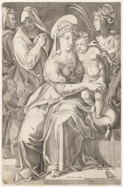 The Holy Family with St. Anne and St. Catherine