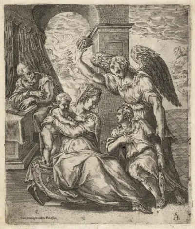 The Holy Family with Tobias and the Angel