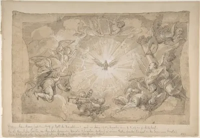 The Holy Ghost Surrounded by Angels
