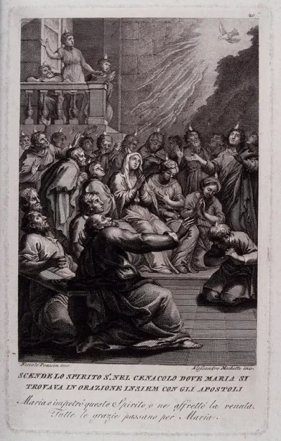 The Holy Spirit initiates the Pentecost