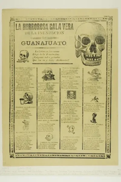 The Horrible Calavera of the Flooding of Guanajuato