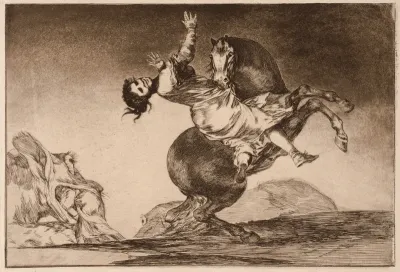 The Horse Abductor (El caballo raptor), from the series Los Disparates