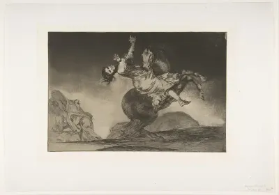 'The horse abductor' from the 'Disparates' (Follies / Irrationalities)