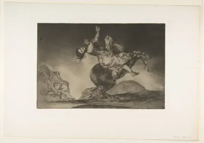 The horse abductor, from "The Disparates" (Follies / Irrationalities)