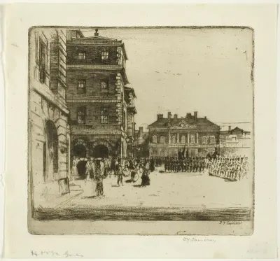 The Horse Guards, plate four from the London Set