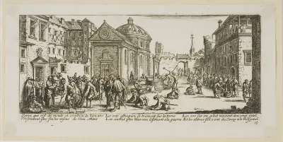 The Hospital, plate fifteen from The Large Miseries of War