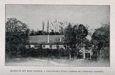 The house at Villeneuve-l'Étang where Louis Pasteur died