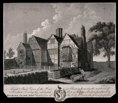 The house of Abraham Cowley in Chertsey