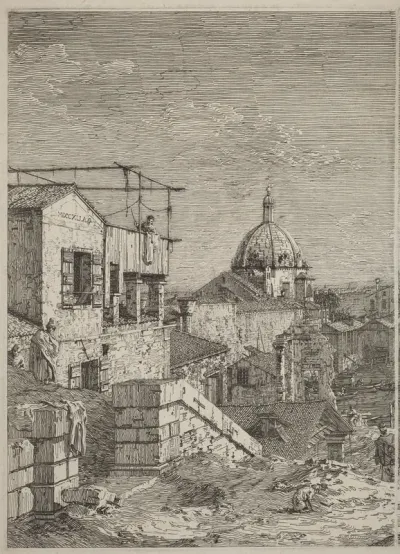 The House with the Inscription [left]