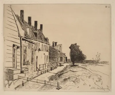 The Houses on the Canal Bank (Les Maisons au bord du canal)