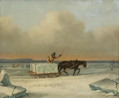 The Ice Cutters on the St. Lawrence at Longueuil