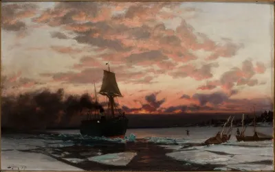 The Icebound Steamboat