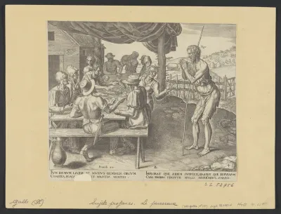 The Idler Chased Away from The Table of Those Who Have Worked