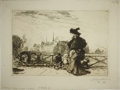 The Île de la Cité viewed from the Pont des Arts