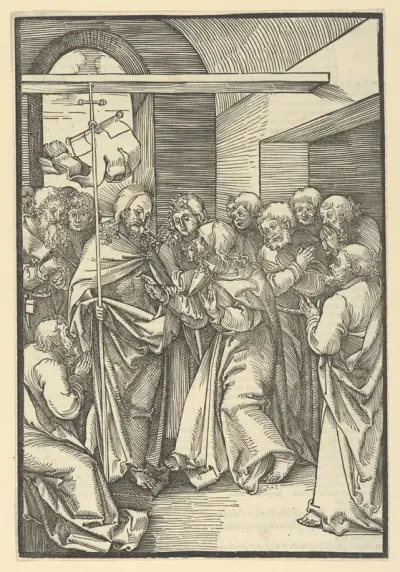 The Incredulity of Thomas, from Speculum passionis domini nostri Ihesu Christi