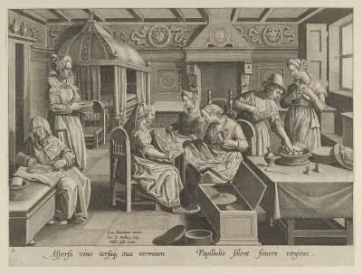 The Incubation of the Silkworm Eggs, Plate 3 from "The Introduction of the Silkworm" [Vermis Sericus]
