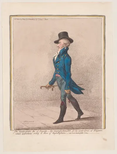 "The Inexpressible Air of Dignity,–the Incomprehensible je-ne-sais Quoi of Elegance, which Appertains Solely to Men of High Fashion."–Vide, Lord Chesterfield's Letters