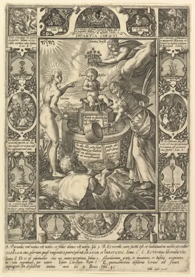 The Infant Christ, from "Allegorical Scenes on the Life of Christ, from Christian and Profane Allegories"