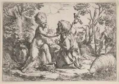 The Infant Jesus and Saint John