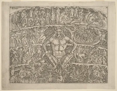 The Inferno, after the Fresco in the Camposanto of Pisa