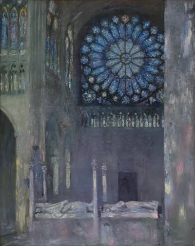 The Interior of the Abbey Church of Saint Denis