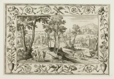 The Journey to Emmaus, from Landscapes with Old and New Testament Scenes and Hunting Scenes