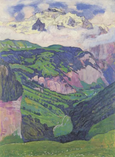 The Jungfrau from Isenfluh