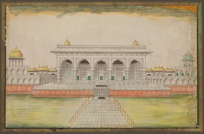 The Kass Mahal, part of the Red Fort at Agra