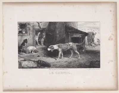 The Kennel, from "Hunting Scenes"