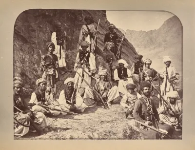The Khan of Lalpura and Officers