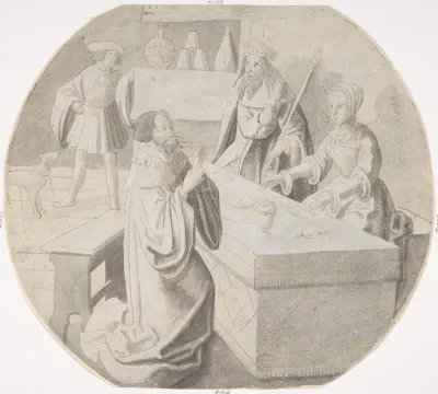 The King and Haman at Esther's Banquet of Wine