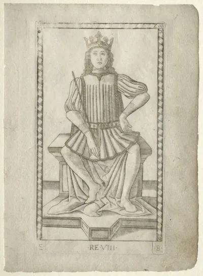 The King (from the Tarocchi, series E: Conditions of Man, #8)
