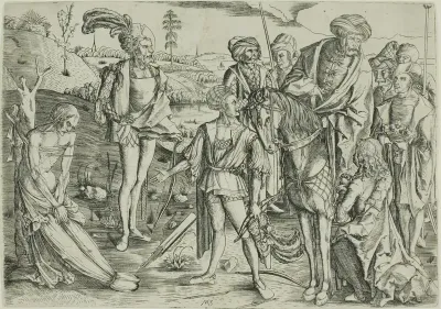 The King's Sons Shooting Their Father's Corpse