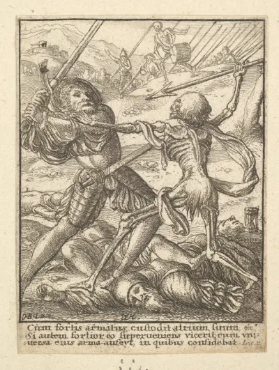 The Knight and Death, from The Dance of Death