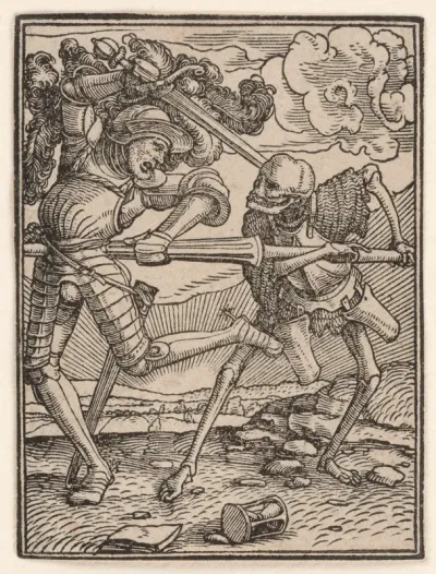 The Knight, from "The Dance of Death"