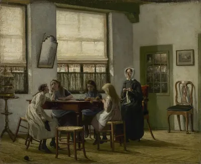 The knitting mistress