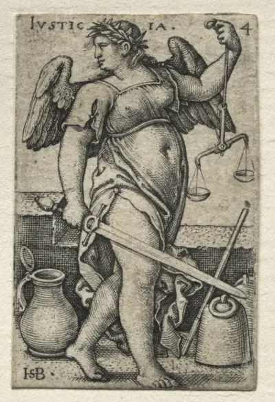 The Knowledge of God and the Seven Cardinal Virtues:  Justice - Justicia
