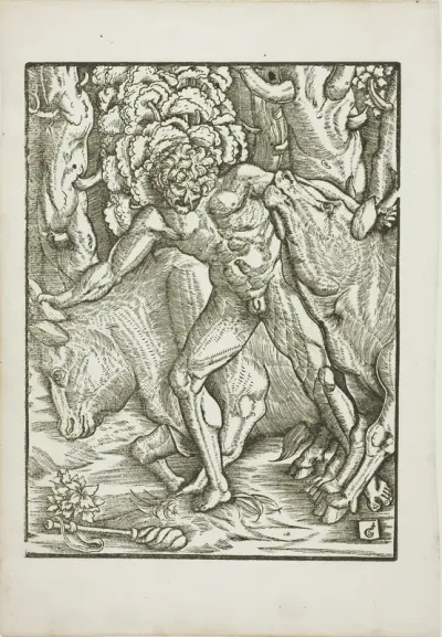 The Labors of Hercules: Capture of the Oxen of the Geryones in Erythia