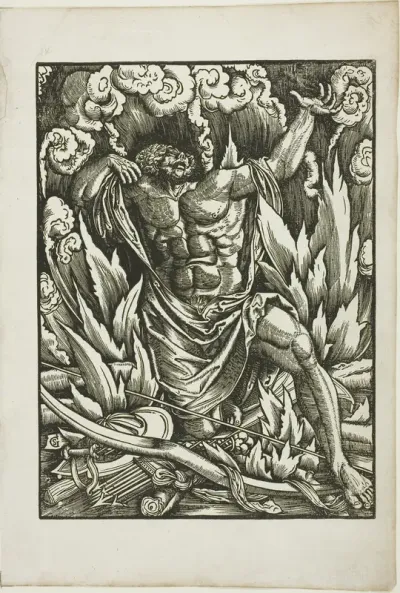 The Labors of Hercules: Hercules on the Pyre