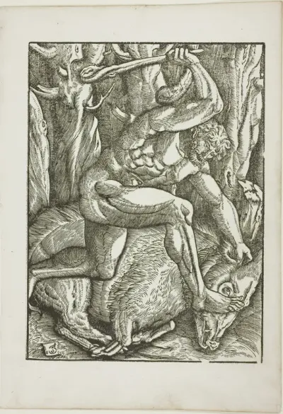 The Labors of Hercules: Hercules Subduing the Erymanthian Boar