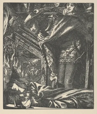 The Lady of Shalott (from Tennyson's Poems, New York, 1903)