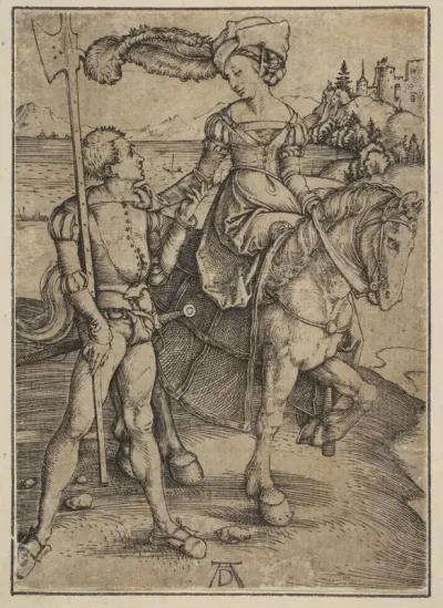 The Lady on Horseback and the Lansquenet