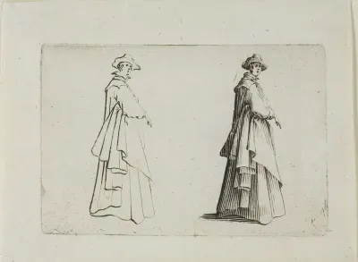 The Lady with Full Clothing, from The Caprices