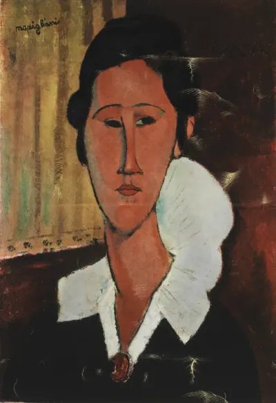 The lady with the neckband