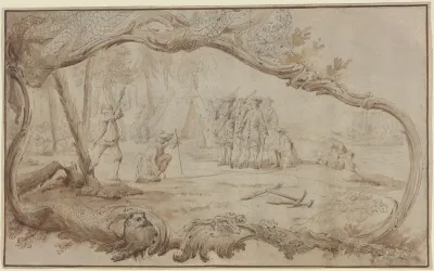 The Landing of the Dutch Expedition Party in New York